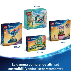 Shop Disney 43249 Stitch, Gioco Per Bambini 9+, Personaggio Da Costruire Con Parti Mobili, Idea Regalo Divertente Dal Film Mattoncini