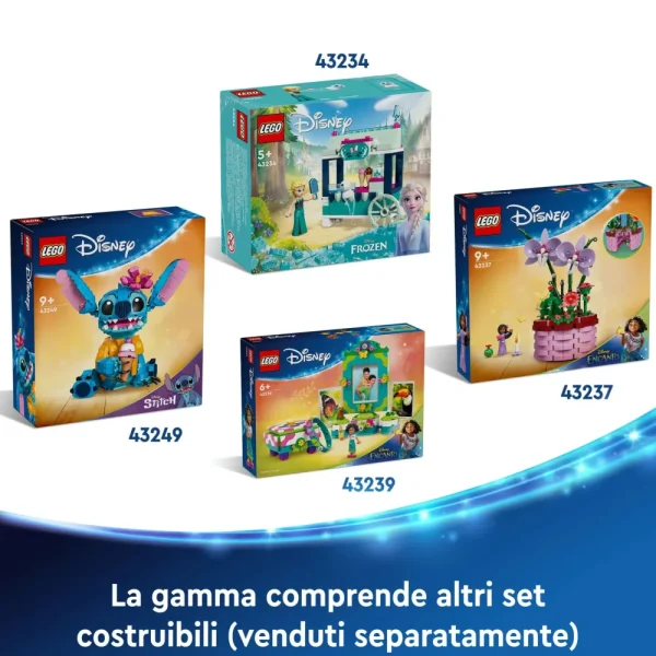 Shop Disney 43249 Stitch, Gioco Per Bambini 9+, Personaggio Da Costruire Con Parti Mobili, Idea Regalo Divertente Dal Film Mattoncini
