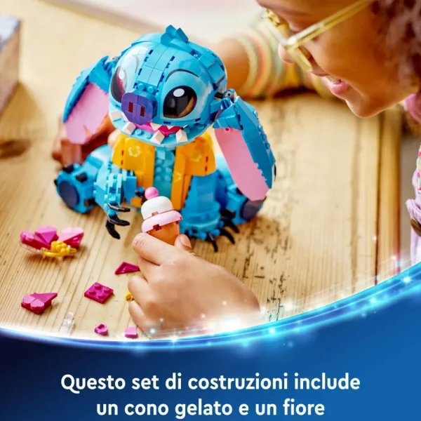 Shop Disney 43249 Stitch, Gioco Per Bambini 9+, Personaggio Da Costruire Con Parti Mobili, Idea Regalo Divertente Dal Film Mattoncini