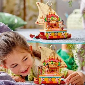 Discount Disney Princess 43210 La Barca A Vela Di Vaiana Con Mini Bamboline E Delfino, Giocattolo Creativo Per Bambine E Bambini 6+ Mattoncini