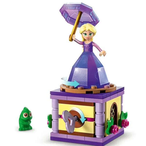 Sale Disney Princess 43214 Rapunzel Rotante, Giocattolo Da Costruire Con Mini Bambolina In Abito Di Diamante, Giochi Bambini Mattoncini