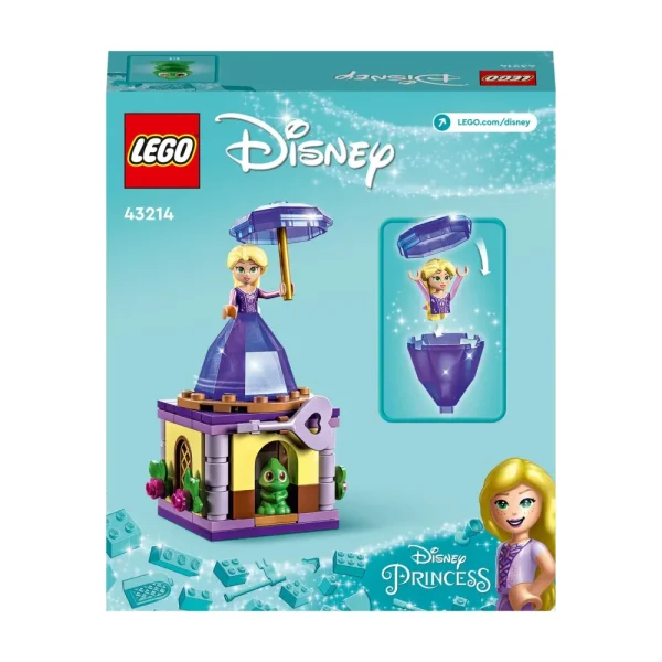 Sale Disney Princess 43214 Rapunzel Rotante, Giocattolo Da Costruire Con Mini Bambolina In Abito Di Diamante, Giochi Bambini Mattoncini