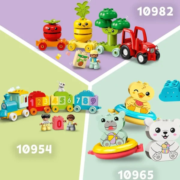 Fashion 10412 Il Treno Degli Animali, Giochi Per Bambini Da 1.5 Anni, Giocattolo Educativo Per L'Apprendimento Didattico Mattoncini