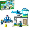 New Duplo 10959 Stazione Di Polizia Ed Elicottero, Set Per Bambini Di 2+ Anni, Macchina Giocattolo Con Luci E Sirene Mattoncini