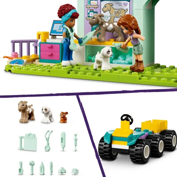 Cheap 42632 La Clinica Veterinaria Degli Animali Della Fattoria, Giochi Bambini 4+ Con Personaggi E Trattore Giocattolo Mattoncini