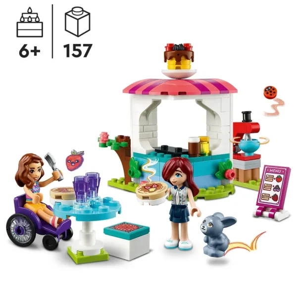 Outlet 41753 Negozio Di Pancake, Giochi Creativi Per Bambini E Bambine 6+ Anni Con Mini Bamboline E Coniglio Giocattolo Mattoncini