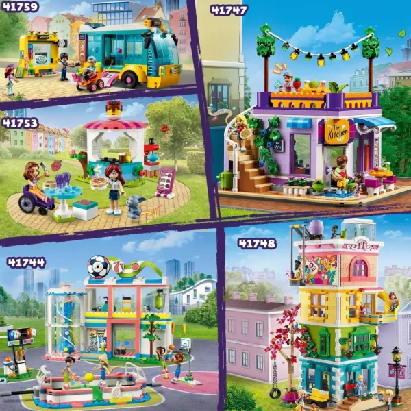 Outlet 41753 Negozio Di Pancake, Giochi Creativi Per Bambini E Bambine 6+ Anni Con Mini Bamboline E Coniglio Giocattolo Mattoncini