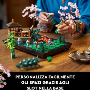 Outlet Icons 10315 Il Giardino Tranquillo, Kit Giardino Botanico Zen Per Adulti Con Fiori Di Loto, Regalo Per Donna E Uomo Mattoncini