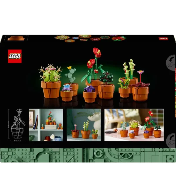 Flash Sale Icons 10329 Piantine, Collezione Botanica Con Fiori Artificiali, Decorazione Casa, Idea Regalo Di Compleanno Donna O Uomo Mattoncini