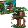 Online Ideas 21318 Casa Sull'Albero, Modellino Da Costruire Con Elementi In Plastica Pe, Con 3 Casette E Minifigure, Idee Regalo Mattoncini