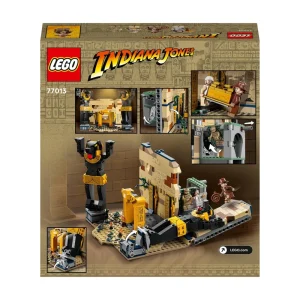 New Indiana Jones 77013 Fuga Dalla Tomba Perduta, Gioco Con Tempio E Minifigure Della Mummia Da I Predatori Dell'Arca Perduta Mattoncini
