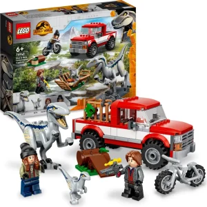 Shop Jurassic World 76946 La Cattura Dei Velociraptor Blue E Beta, Giochi Per Bambini Di 6+ Anni Con Dinosauri Giocattolo Mattoncini