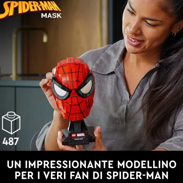 Online Lego Marvel 76285 Maschera Di Spider-Man, Modellino Da Costruire Del Supereroe, Regalo Per Adulti, Uomo, Donna, Papa E Mamma Mattoncini