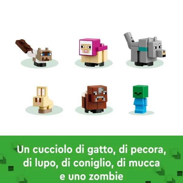 Sale Lego 21253 Il Santuario Degli Animali Giocattolo Per Bambini E Fan Di 7+ Anni Con Bioma Delle Pianure E Personaggi Mattoncini