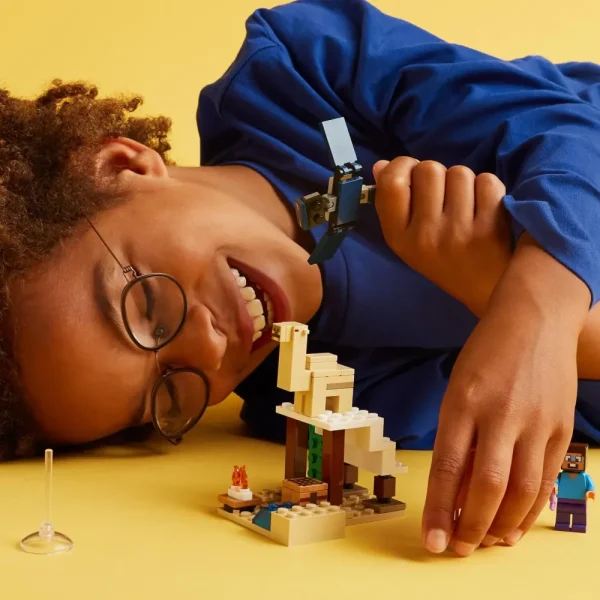 Fashion Lego 21251 Spedizione Di Steve Nel Deserto, Gioco Per Bambini Di 6+ Anni, Bioma Con Casa Giocattolo E Personaggi Mattoncini