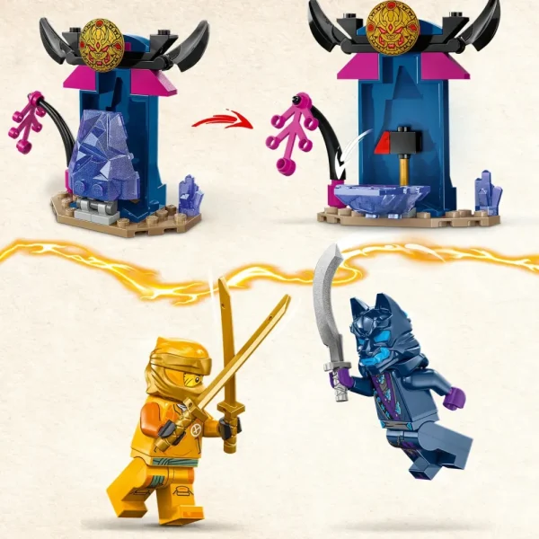 Fashion 71804 Mech Da Battaglia Di Arin, Giochi Per Bambini 4+, Action Figure Giocattolo Da Costruire Con Starter Brick Mattoncini
