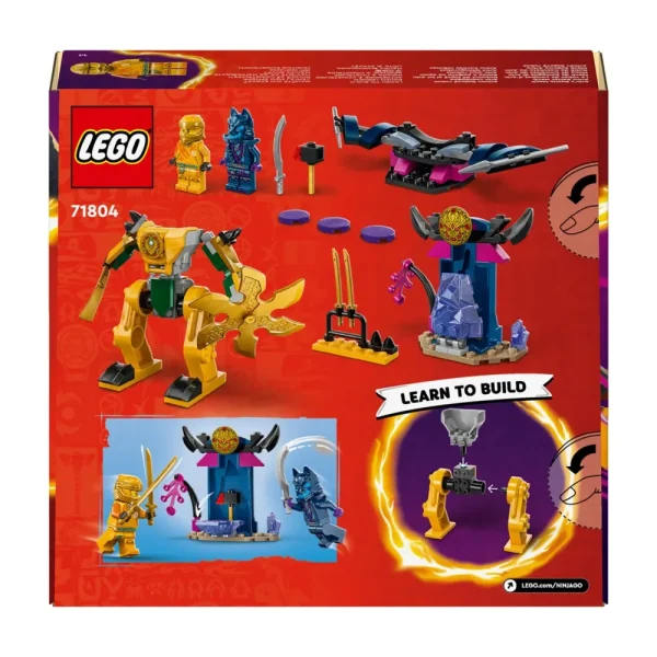 Fashion 71804 Mech Da Battaglia Di Arin, Giochi Per Bambini 4+, Action Figure Giocattolo Da Costruire Con Starter Brick Mattoncini