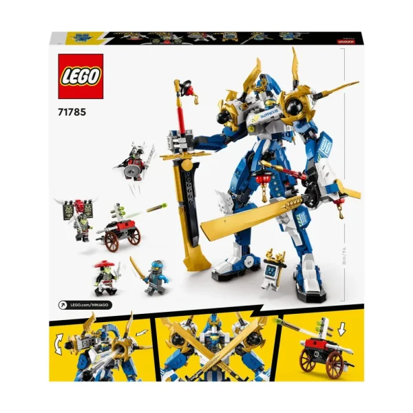 Sale 71785 Mech Titano Di Jay, Set 2023 Con Action Figure, Gioco Da Battaglia Per Bambini Con 5 Minifigure E Carro Mattoncini