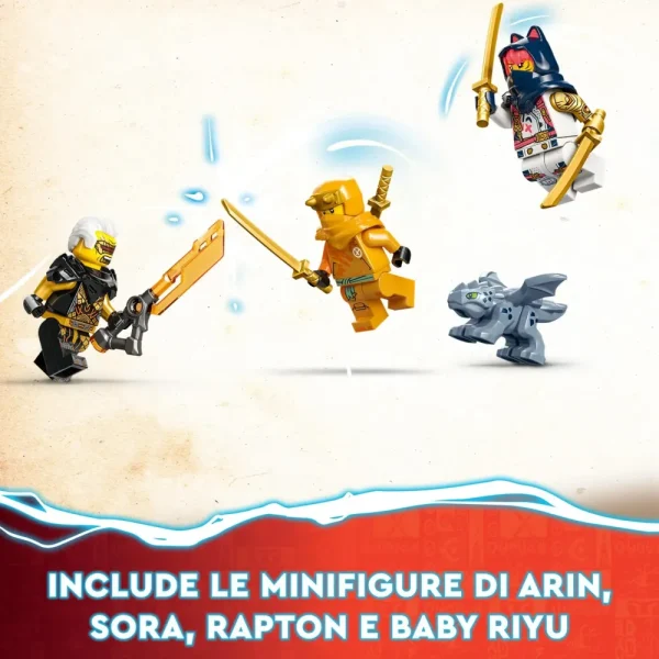 Online 71792 Moto-Mech Transformer Di Sora, Set Giochi 2In1 Con Action Figure Mech Trasformabile In Moto Giocattolo Mattoncini