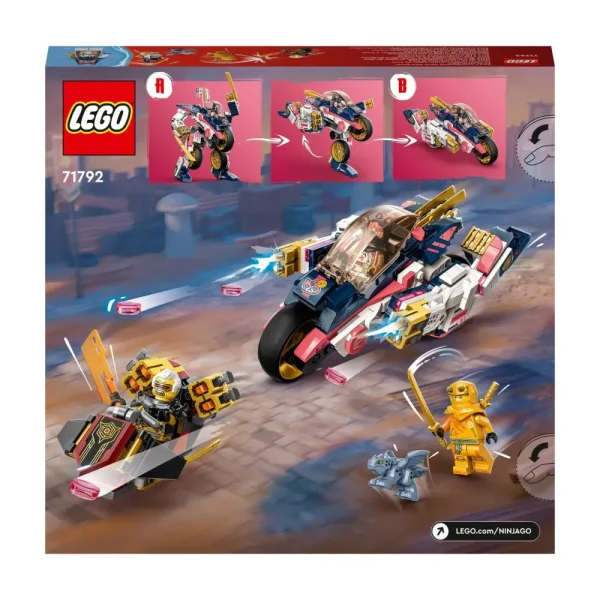 Online 71792 Moto-Mech Transformer Di Sora, Set Giochi 2In1 Con Action Figure Mech Trasformabile In Moto Giocattolo Mattoncini