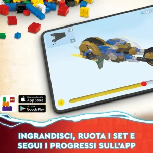 Online 71792 Moto-Mech Transformer Di Sora, Set Giochi 2In1 Con Action Figure Mech Trasformabile In Moto Giocattolo Mattoncini