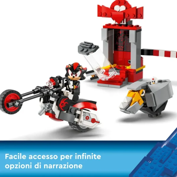 Flash Sale Sonic The Hedgehog 76995 La Fuga Di Shadow The Hedgehog Con Moto Giocattolo Per Bambini 8+ Anni, Personaggi Videogiochi Mattoncini