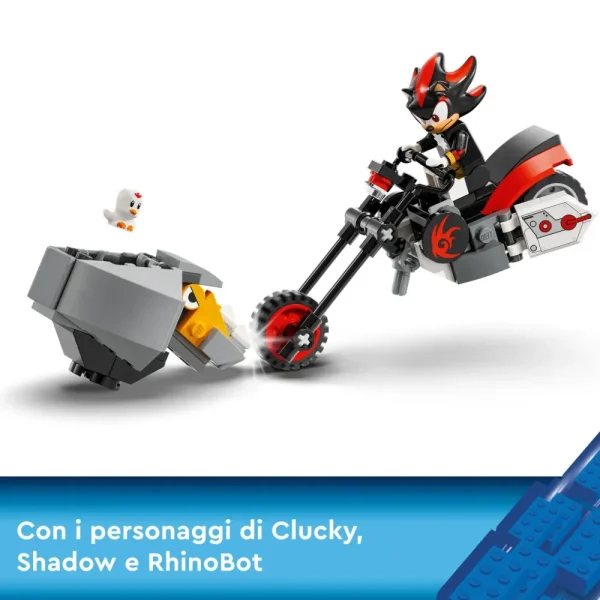 Flash Sale Sonic The Hedgehog 76995 La Fuga Di Shadow The Hedgehog Con Moto Giocattolo Per Bambini 8+ Anni, Personaggi Videogiochi Mattoncini