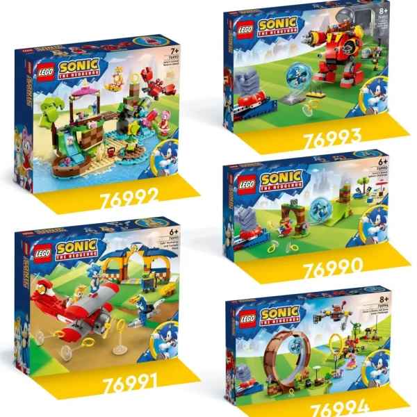 Outlet Sonic The Hedgehog 76990 Sfida Della Sfera Di Velocita Di Sonic, Giocattolo Con 3 Personaggi, Giochi Per Bambini 6+ Anni Mattoncini