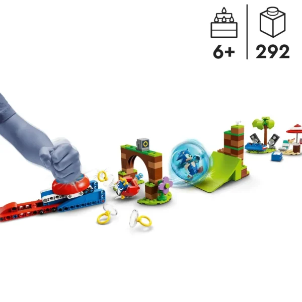 Outlet Sonic The Hedgehog 76990 Sfida Della Sfera Di Velocita Di Sonic, Giocattolo Con 3 Personaggi, Giochi Per Bambini 6+ Anni Mattoncini