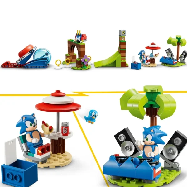 Outlet Sonic The Hedgehog 76990 Sfida Della Sfera Di Velocita Di Sonic, Giocattolo Con 3 Personaggi, Giochi Per Bambini 6+ Anni Mattoncini