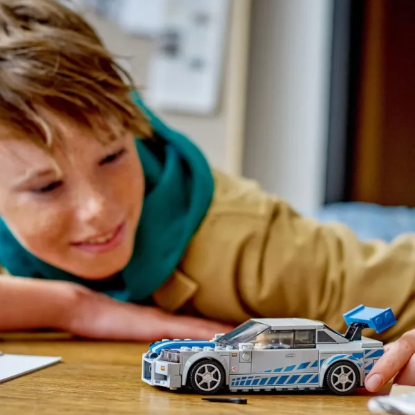 New 76917 2 Fast 2 Furious Nissan Skyline Gt-R (R34) Macchina Giocattolo Da Collezione 2023, Giochi Per Bambini Mattoncini
