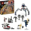 Outlet Lego Star Wars 75372 Battle Pack Clone Trooper E Battle Droid Con Veicolo Giocattolo Speeder Bike, Idea Regalo Bambini 7+ Anni Mattoncini