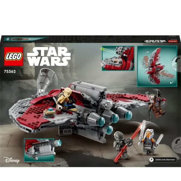 Online Lego Star Wars 75362 Shuttle Jedi T-6 Di Ahsoka Tano, Astronave Giocattolo Con 4 Minifigure, Regalo Della Serie Ahsoka Mattoncini