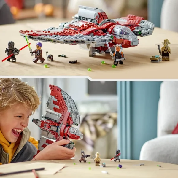 Online Lego Star Wars 75362 Shuttle Jedi T-6 Di Ahsoka Tano, Astronave Giocattolo Con 4 Minifigure, Regalo Della Serie Ahsoka Mattoncini