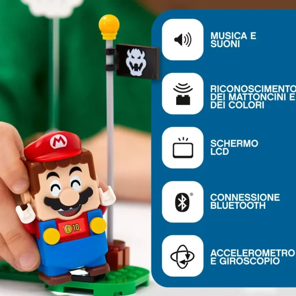 Online Super Mario 71360 Avventure Di Mario Starter Pack, Giochi Per Bambini Dai 6 Anni, Giocattolo Con Personaggi Interattivi Mattoncini