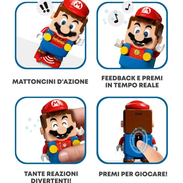 Online Super Mario 71360 Avventure Di Mario Starter Pack, Giochi Per Bambini Dai 6 Anni, Giocattolo Con Personaggi Interattivi Mattoncini