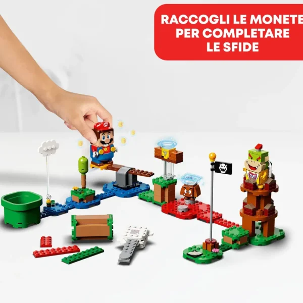 Online Super Mario 71360 Avventure Di Mario Starter Pack, Giochi Per Bambini Dai 6 Anni, Giocattolo Con Personaggi Interattivi Mattoncini