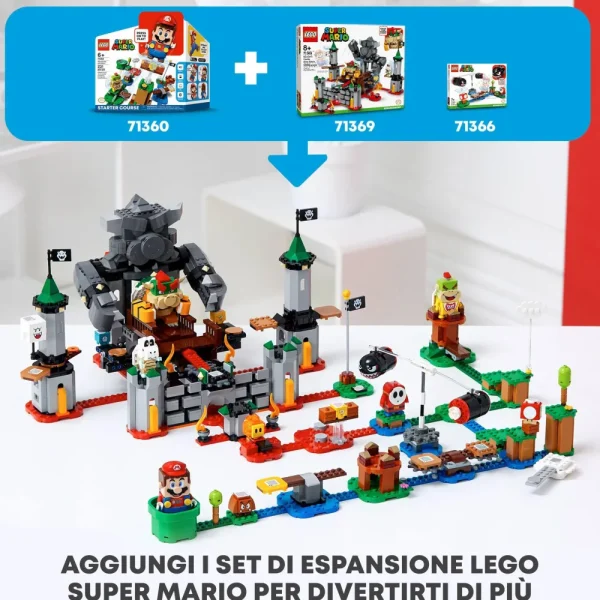 Online Super Mario 71360 Avventure Di Mario Starter Pack, Giochi Per Bambini Dai 6 Anni, Giocattolo Con Personaggi Interattivi Mattoncini