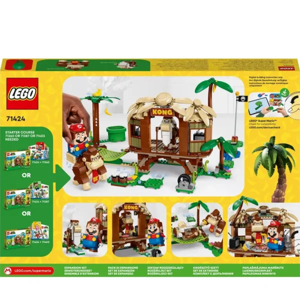 Clearance Lego 71424 Pack Di Espansione Casa Sull'Albero Di Donkey Kong, Giochi Per Bambini E Bambine 8+ Con 2 Personaggi Mattoncini