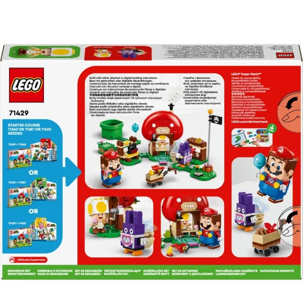 Cheap Lego 71429 Pack Di Espansione Ruboniglio Al Negozio Di Toad, Giochi Per Bambini 7+ Anni Con 2 Personaggi Giocattolo Mattoncini