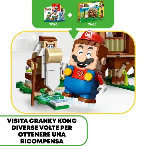 Clearance Lego 71424 Pack Di Espansione Casa Sull'Albero Di Donkey Kong, Giochi Per Bambini E Bambine 8+ Con 2 Personaggi Mattoncini