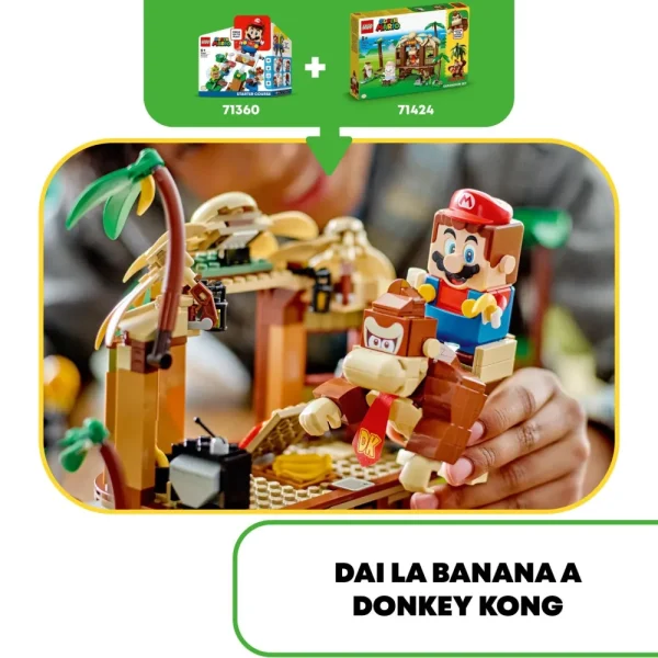 Clearance Lego 71424 Pack Di Espansione Casa Sull'Albero Di Donkey Kong, Giochi Per Bambini E Bambine 8+ Con 2 Personaggi Mattoncini