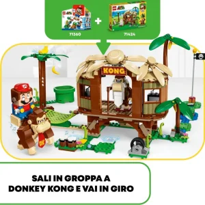 Clearance Lego 71424 Pack Di Espansione Casa Sull'Albero Di Donkey Kong, Giochi Per Bambini E Bambine 8+ Con 2 Personaggi Mattoncini