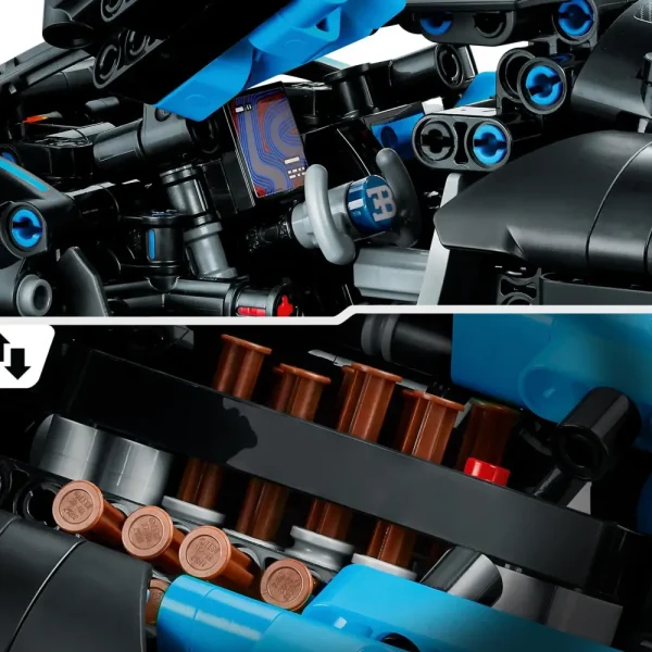 Online 42162 Bugatti Bolide Agile Blue, Modellino Auto Supercar Da Costruire, Set Macchina Da Corsa Iconica, Idee Regalo Mattoncini