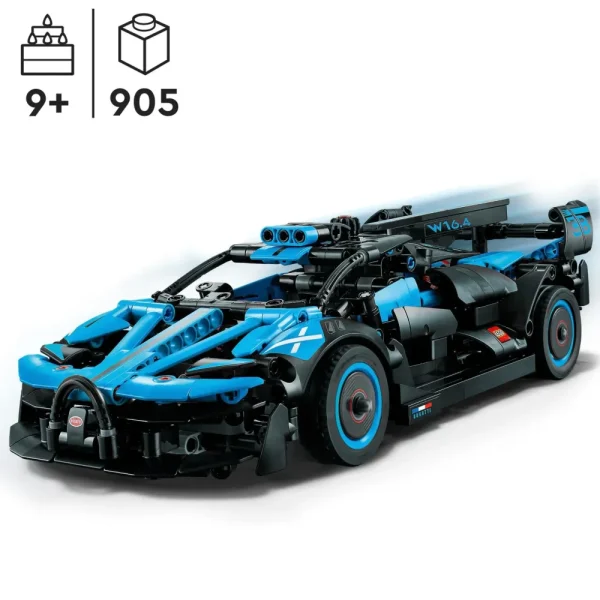 Online 42162 Bugatti Bolide Agile Blue, Modellino Auto Supercar Da Costruire, Set Macchina Da Corsa Iconica, Idee Regalo Mattoncini