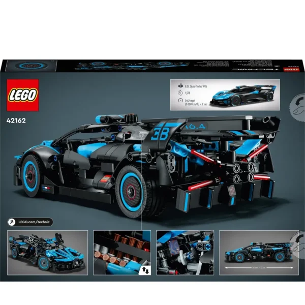 Online 42162 Bugatti Bolide Agile Blue, Modellino Auto Supercar Da Costruire, Set Macchina Da Corsa Iconica, Idee Regalo Mattoncini