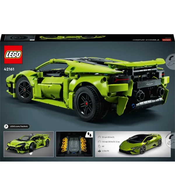 Best Sale 42161 Lamborghini Huracan Tecnica, Modellino Di Auto Da Costruire, Macchina Giocattolo Per Bambini Mattoncini