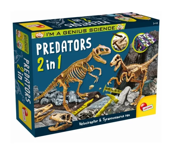 Best I'M A Genius Predators 2 In 1 Giochi Scientifici