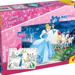 Outlet Lisciani Puzzle Df Supermaxi 60 Cinderella Puzzle Per Bambini