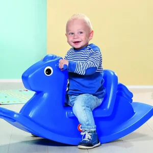 Online Cavallo A Dondolo Blu Dondoli
